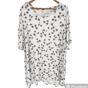 Lane Bryant floral swing tee